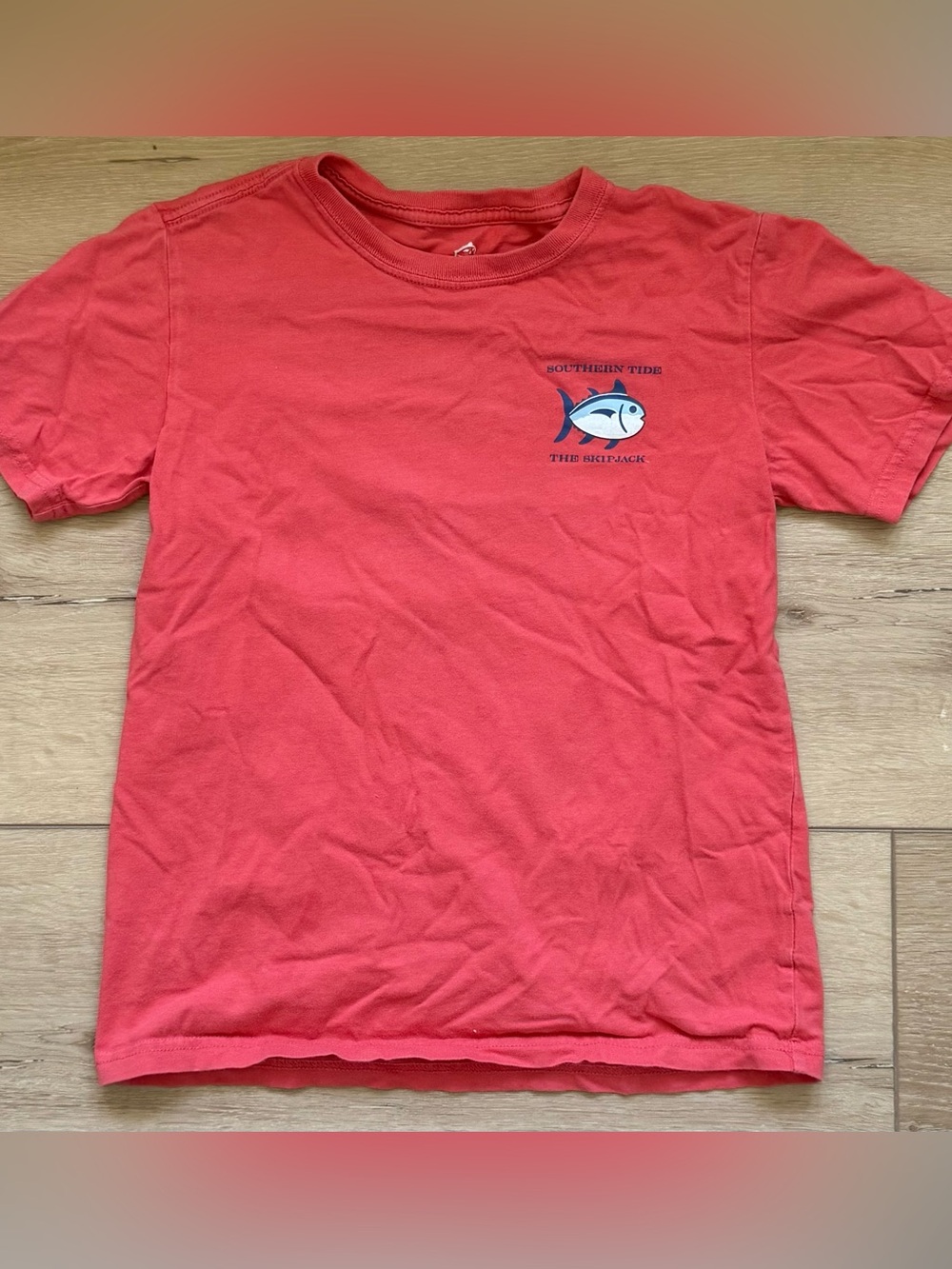 Southern Tide Coral Red Tee